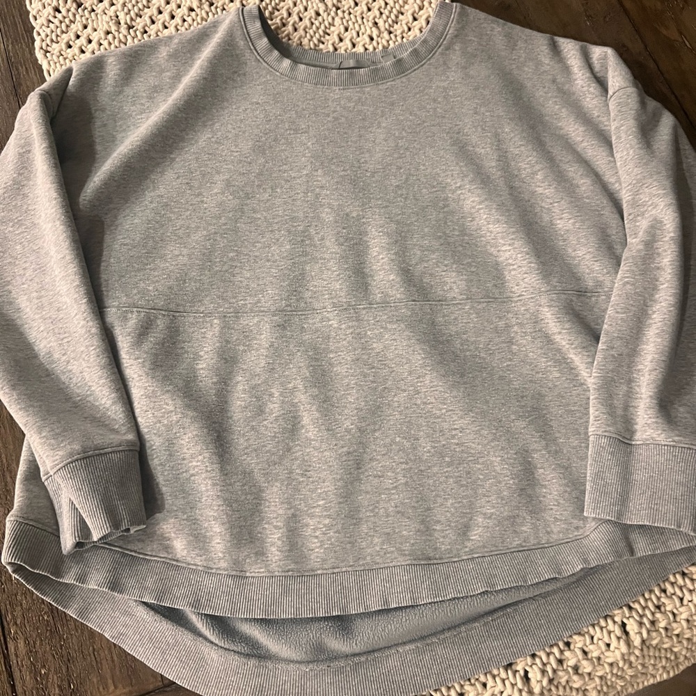 Athleta grey sweatshirt size L